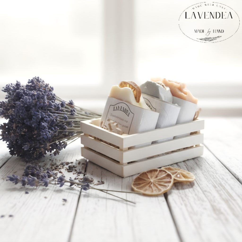 Set treh ročno izdelanih naravnih mil