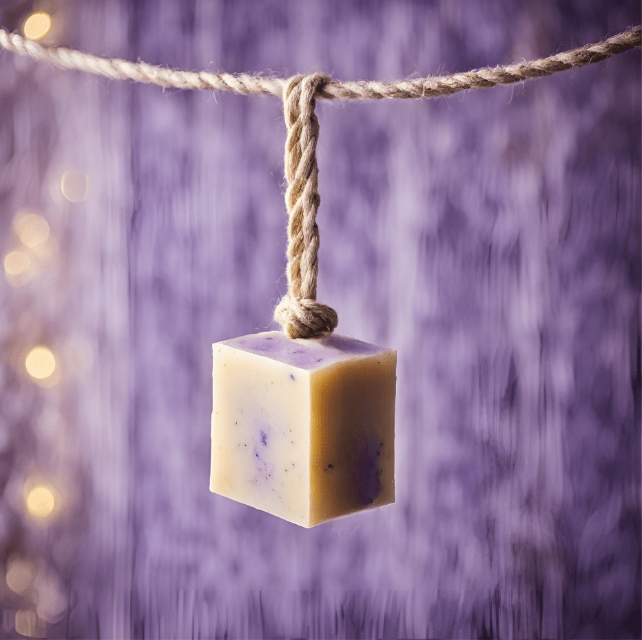 Ročno izdelana naravna mila na vrvi