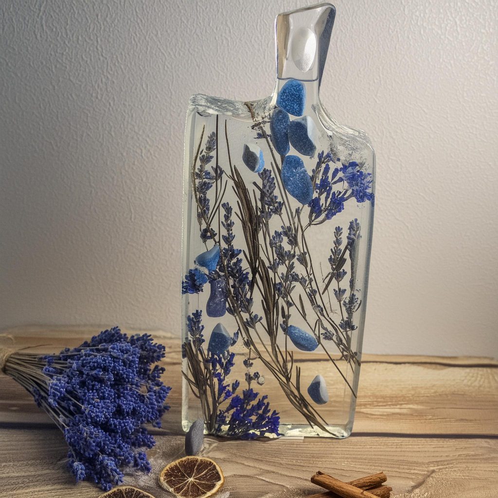 dekorativna deska podstavek iz epoksi smole